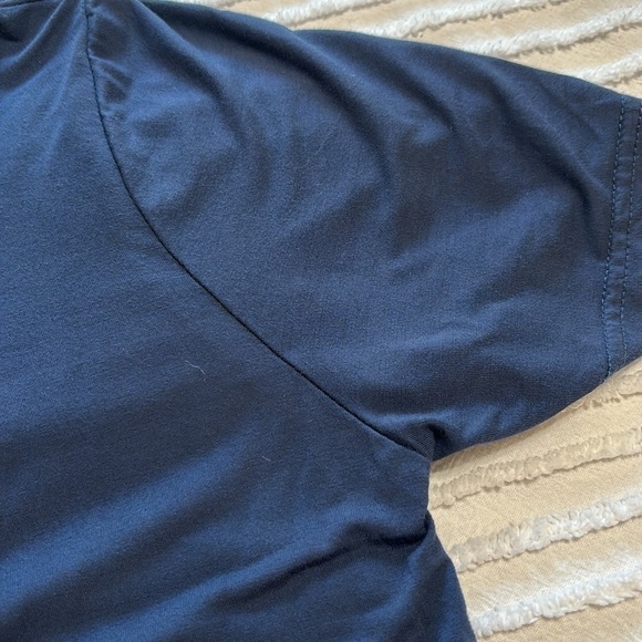 PIKO‎ Famous 1988 Short Sleeve Dress/Tunic Bamboo Size Small  Navy - Picture 4 of 6